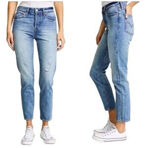 Levi's White Oak Cone Denim Wedgie Icon Jeans Button Fly 28